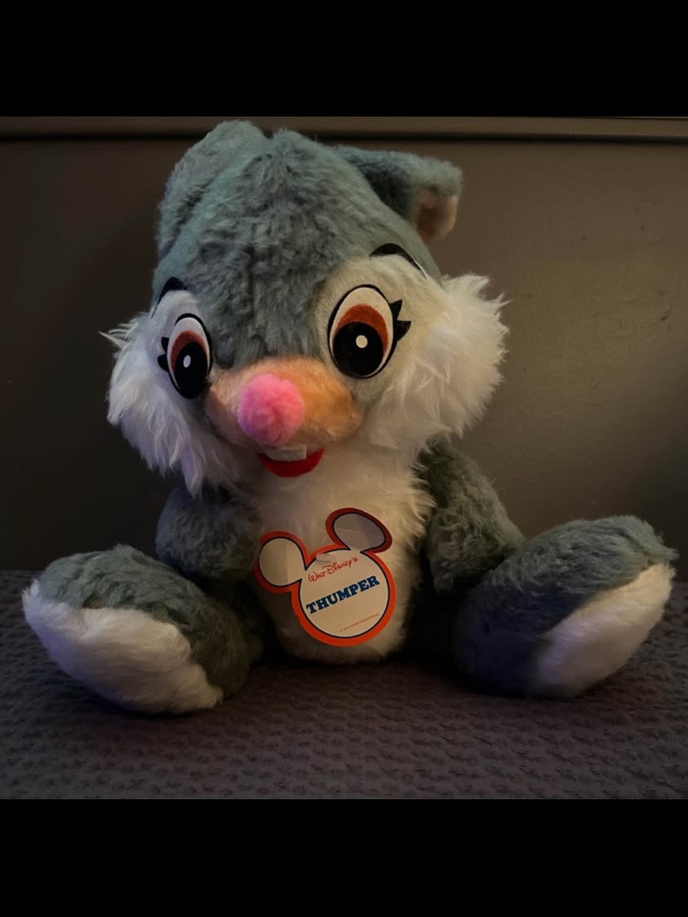 Vintage 1960s Thumper Plush with Original Tag